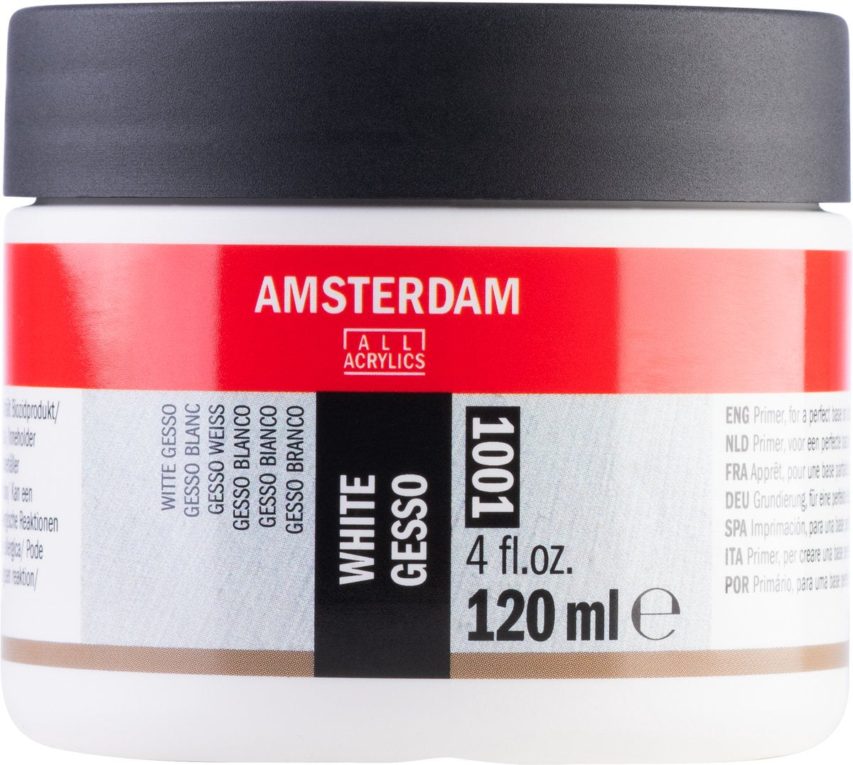 Amsterdam toutes acryliques amsterdam • gesso blanc 1001 mini 120ml