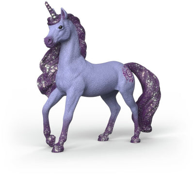 Figurine de licorne Schleich, orchidée, jouet fantastique et magique.