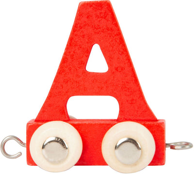 Petit pied - police en bois rouge - a - 12 pièces
