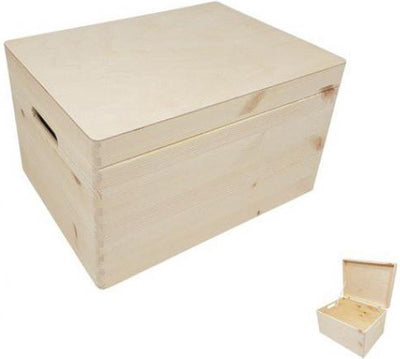 Boîte de rangement Playwood Grenen avec couvercle de soupape (40x30x23cm)