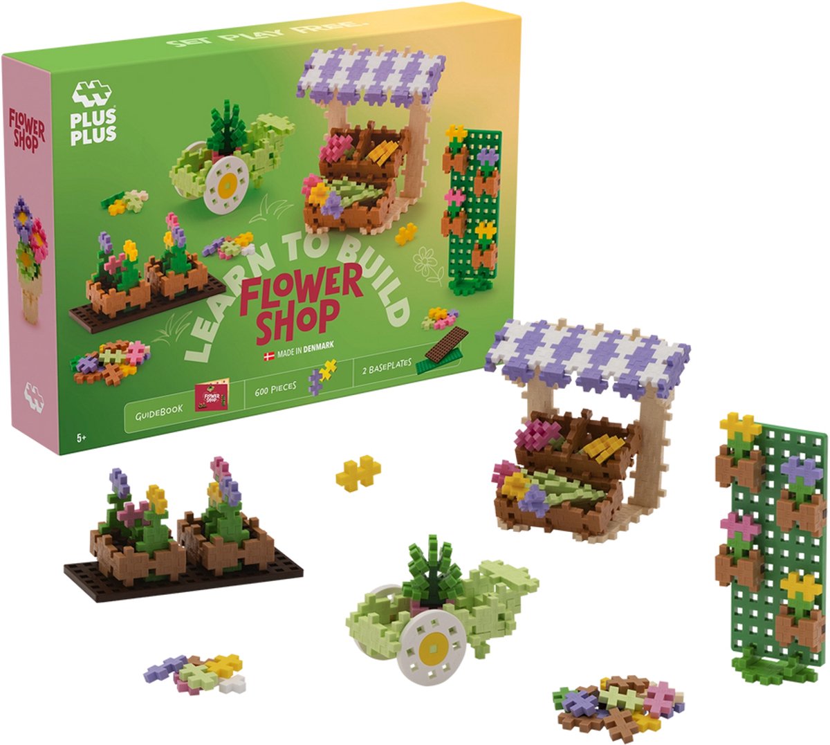 Plus plus, apprenez à construire un magasin de fleurs plus-plus s (4336)