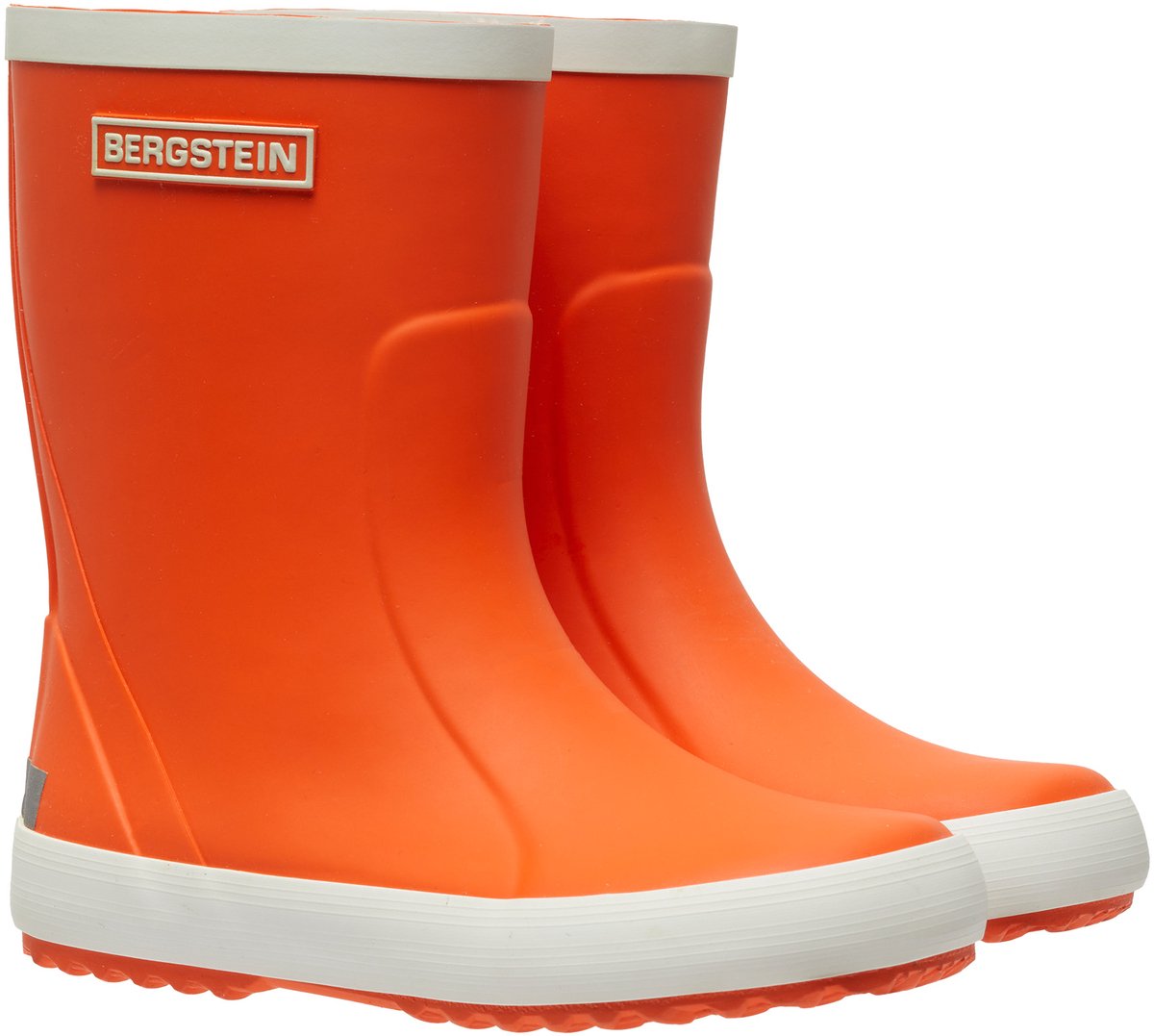 Bottes de pluie junior unisexes classiques Bergstein - orange