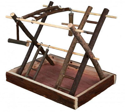 Trixie -aire de jeux pour oiseaux-naturel-vivant-35x27x30-cm-bois-5663