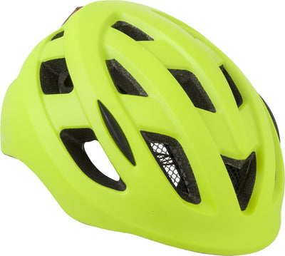Casque de vélo Agu Civick - jaune fluo - L XL - incl. Lumière LED