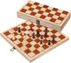 Cassette d'échecs Philos avec champ de description du bord 42 mm, hauteur du roi 76 mm