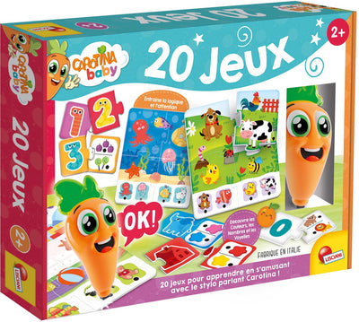 Lisciani carotina baby penna parlante 20 jeux éducatifs éd. français