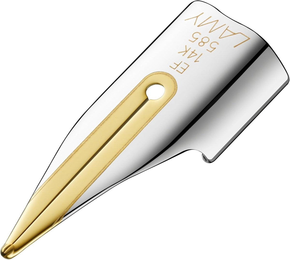 Lamy z 55 plume 888 - 14 krt. plume en or en argent-or, bicolore (partiellement platine) - taille de plume ef - plume de rechange pour stylo plume
