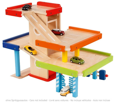 Garage de stationnement en bois Goki, 6dlg.