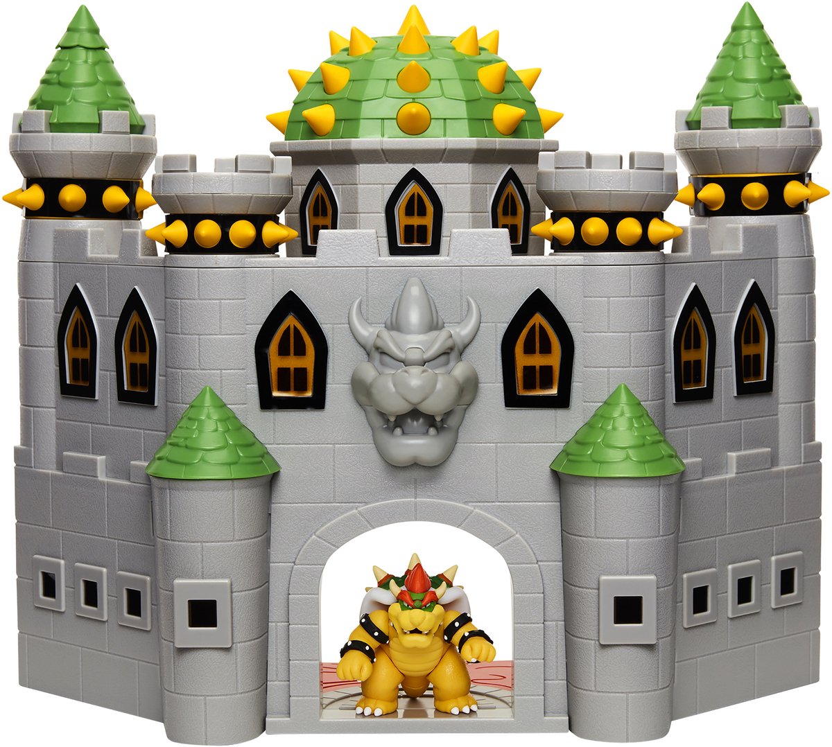 Jakks Nintendo Super Mario Deluxe 6 cm Château de Bowser Playset