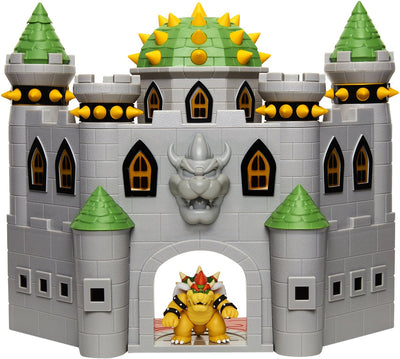 Jakks Nintendo Super Mario Deluxe 6 cm Château de Bowser Playset