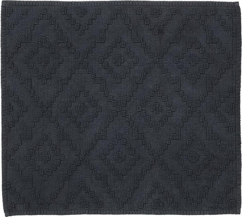 Sealskin - tapis de bain aztèque 60x60 cm - coton - gris foncé