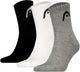 Head - unisexe - chaussettes courtes tous sports - entraînement - pack de 3 - taille 39-42