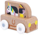Janod - carrefour - bus licorne en bois