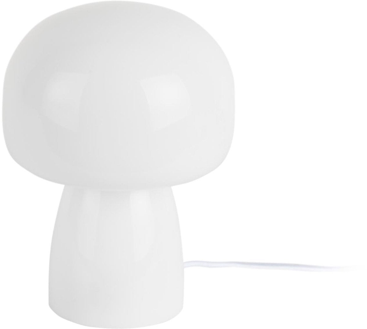 Lampe de table Leitmotiv ferveur - blanc - 15x15x20cm - moderne
