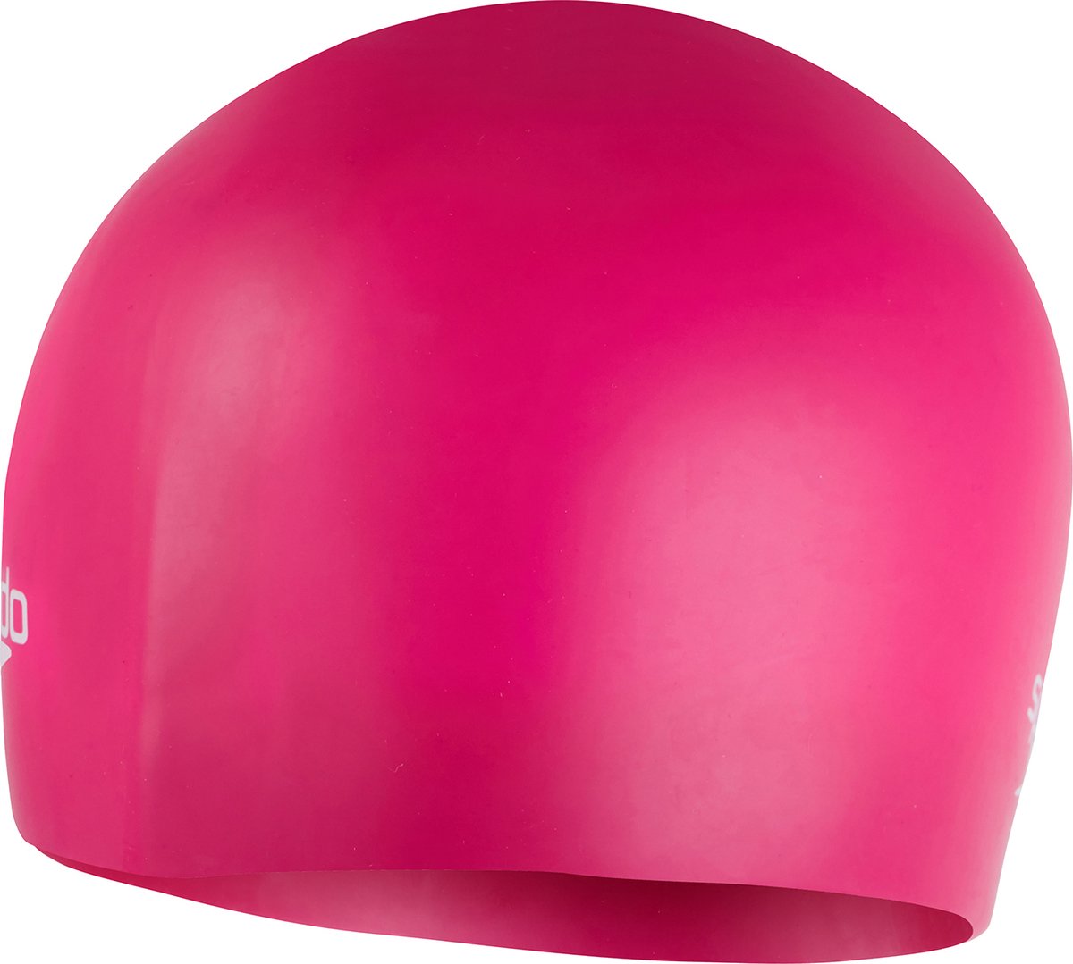 Bonnet de bain en silicone moulé uni Speedo - rose