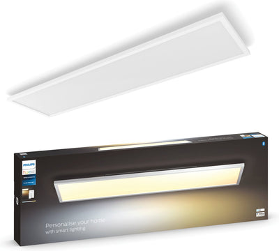 Lampe panneau Philips Hue Aurelle – lumière blanche chaude à froide – blanc – rectangulaire