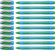 Schneider instruments d'écriture stylo à bille schneider - slider memo - xb - 1,4 mm - vert - 10 pièces - s-150204-10