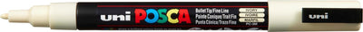 Marqueur peinture Uni posca 1mc ivoire - pointe conique - 1 mm