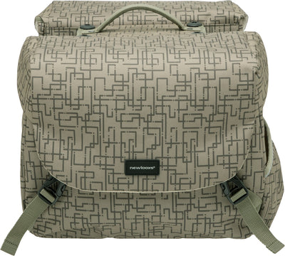 Mondi Joy Double Bicycle Sac - Eau - Polyester-Repellent - Racktime - Ivy Gray