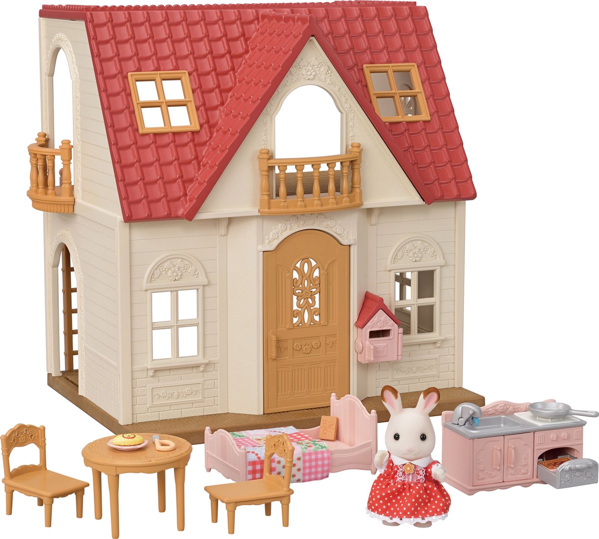 Epoch Sylvanian Families 5567 Nouveau toit rouge Red Cozy Cottage Starter Home