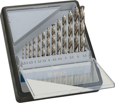 Bosch jeu de 13 forets à métaux hss-g, 135°