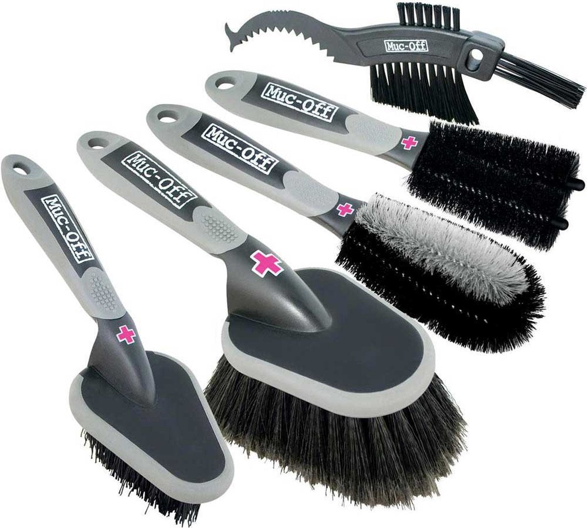 Ensemble Muc-off Muc Off avec 5 brosses de nettoyage en nylon de qualité supérieure