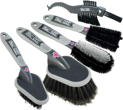 Ensemble Muc-off Muc Off avec 5 brosses de nettoyage en nylon de qualité supérieure