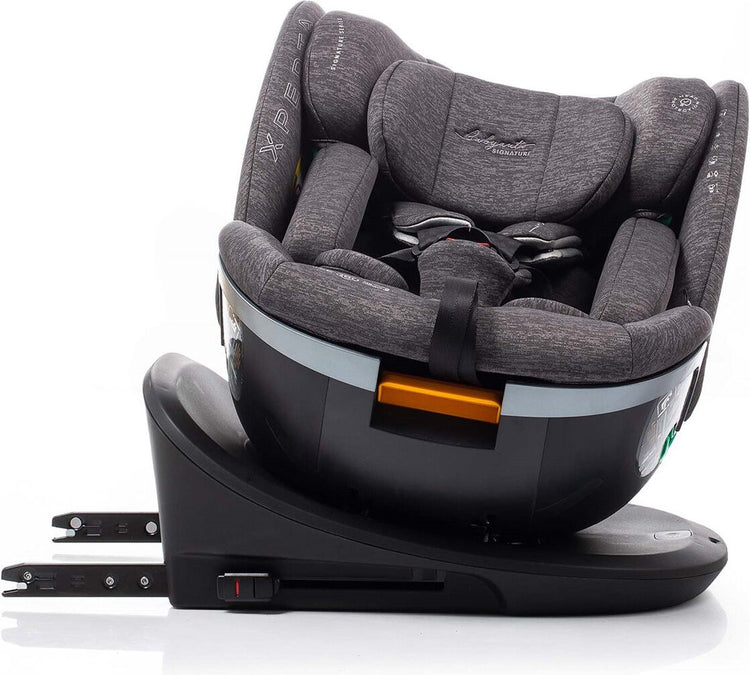 Siège auto Babyauto xperta i-size - 360° avec isofix - 40 à 150 cm - 0 à 36 kg - jusqu'à 12 ans - coloris gris