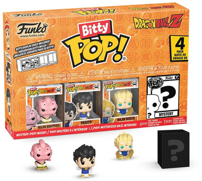 Funko Bitty Pop ! populaire! Dragon Ball Z - Majin Buu (pur), Vegito, Majin Vegeta