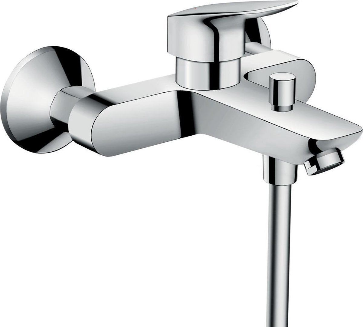 Mitigeur de bain Hansgrohe Logis - montage en saillie - monocommande - chrome