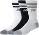 Chaussettes de sport unisexes New Balance Active Premium Stripe Crew Sock - assorties
