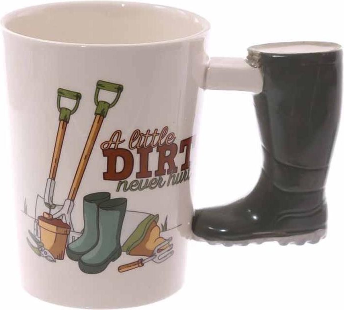 Boot en caoutchouc - Tasse en céramique de poignée formée