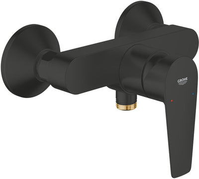Mitigeur de douche Grohe Start Edge – montage mural – smoothcontrol – avec raccords en S – noir mat