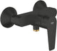 Mitigeur de douche Grohe Start Edge – montage mural – smoothcontrol – avec raccords en S – noir mat