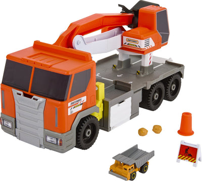Camion de construction Matchbox avec station de forage