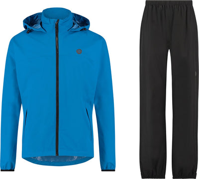 Agu go combinaison de pluie essentielle femmes hommes - bleu - l - imperméable et respirant
