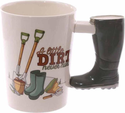 Boot en caoutchouc - Tasse en céramique de poignée formée
