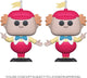 Disney funko Alice au pays des merveilles - pop ! Lot de 2 figurines de collection Tweedle Dee Dum 5 cm - multicolore