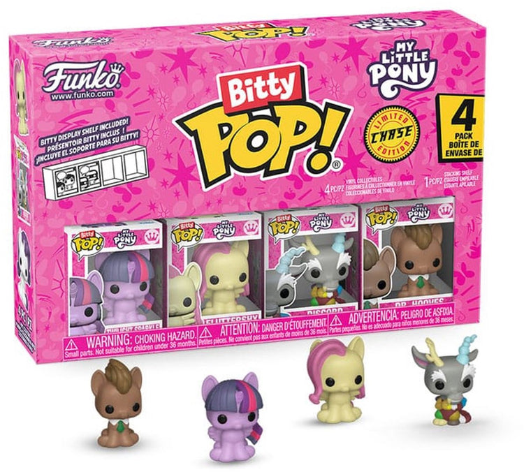 Funko my little pony bitty pop! figurine vinyle 4-pack twilightsparkle l ch 2,5 cm