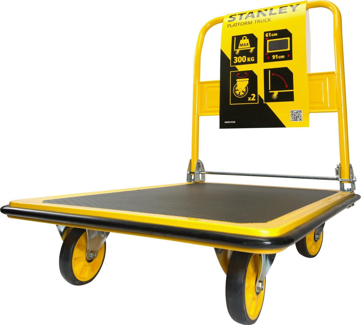 Stanley pc528 : chariot plateforme - capacité de charge 300kg