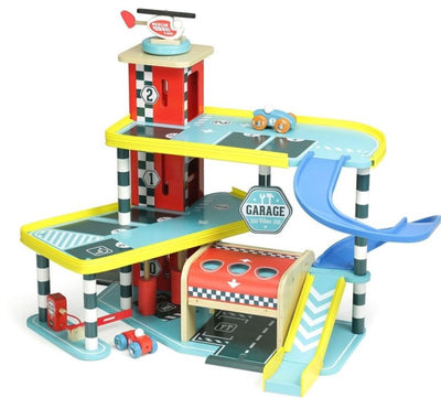 Garage en bois Vilac ity - jouets pour enfants - à partir de 3 ans