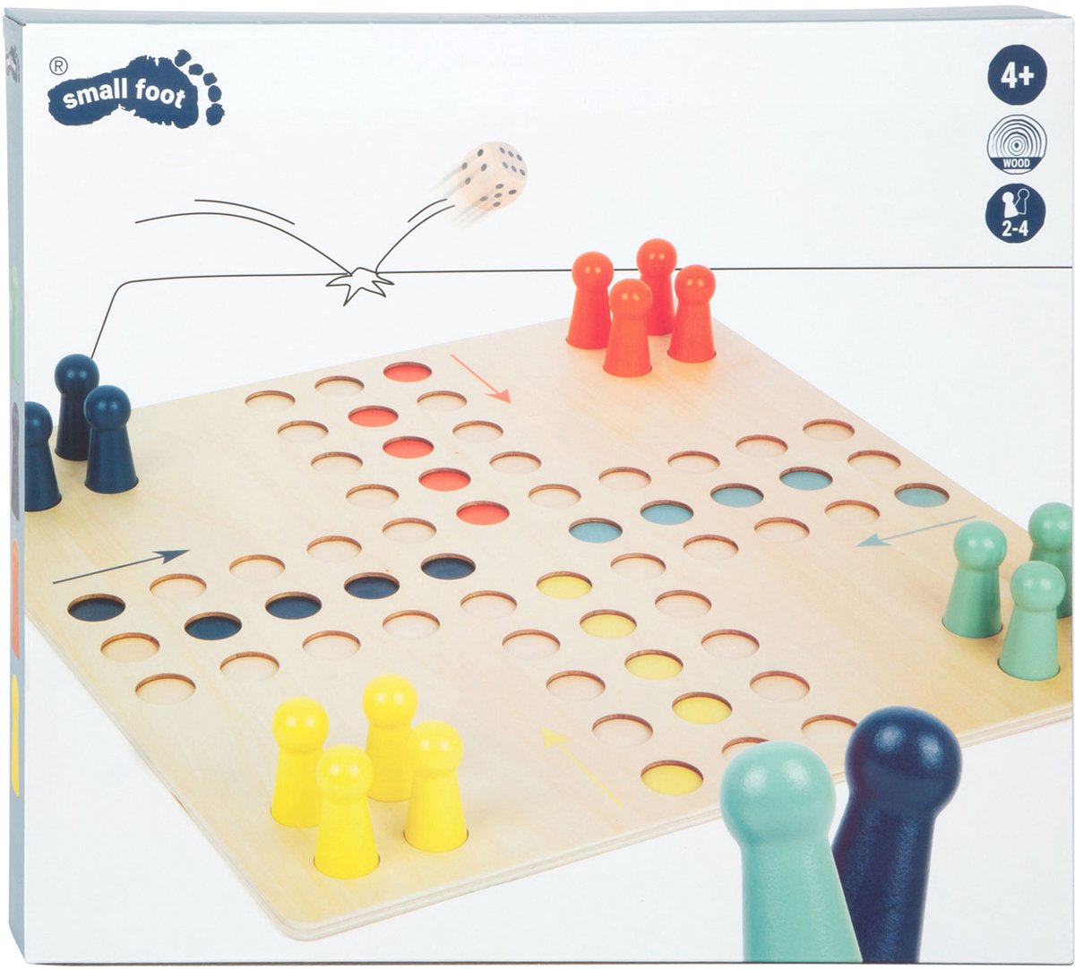 Petit pied Ludospel en bois xl