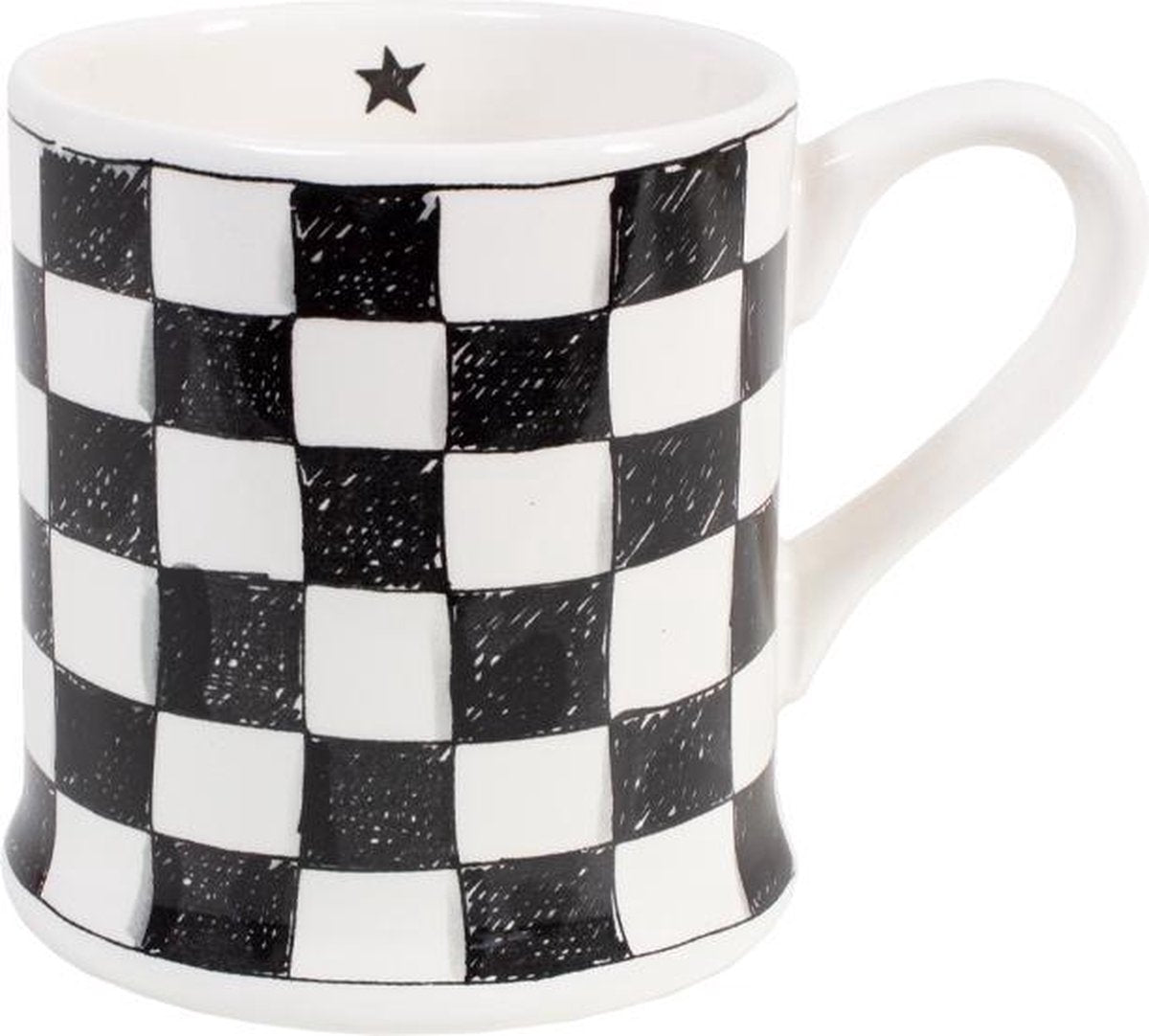 Blond Amsterdam x Noir : Mug à Carreaux