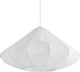 Lampe à suspension Eglo dolwen - e27 - 110 cm - blanc - textile