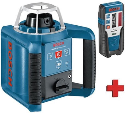Laser rotatif Bosch bleu grl 400 h | + récepteur laser lr 1 - 0601061800