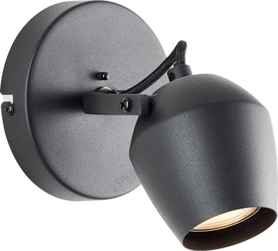 Brilliant vertino - spot de plafond - gu10 1x5w - 3000k - noir