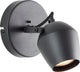 Brilliant vertino - spot de plafond - gu10 1x5w - 3000k - noir