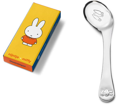 Zilverstad - cuillère pour bébé Miffy acier inoxydable 18 10 - couverts pour enfants