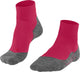 Falke tk5 chaussettes de marche courtes anti-ampoules en laine fine matière fonctionnelle femme rouge - taille 37-38