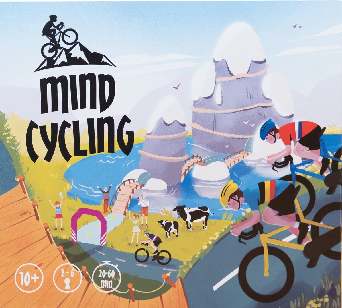Jeu de société Asmodee mind cycling - stratégie et cyclisme pour 2 à 6 joueurs.